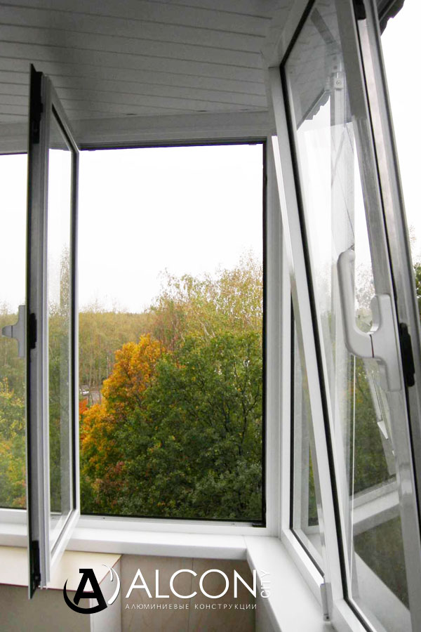 Поворотно-откидные алюминиевые окна в Орехово-Зуеве