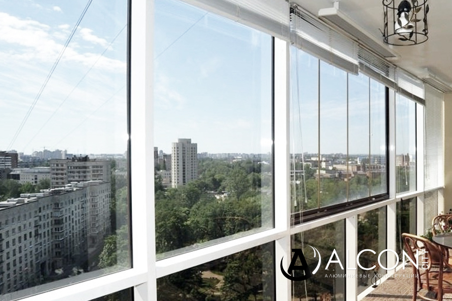 Панорамное остекление балконов в Орехово-Зуеве